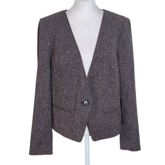 Worthington Brown Blazer Size Medium Classic Brown Suit Jacket New