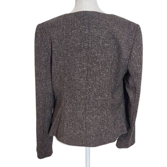 Worthington Brown Blazer Size Medium Classic Brown Suit Jacket New