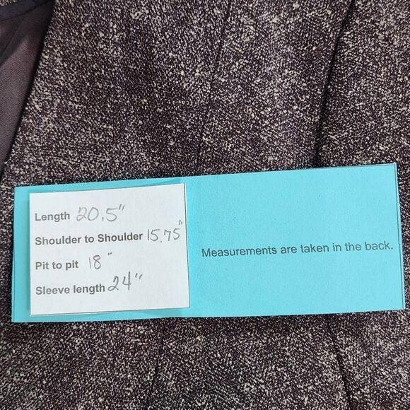 Worthington Brown Blazer Size Medium Classic Brown Suit Jacket New