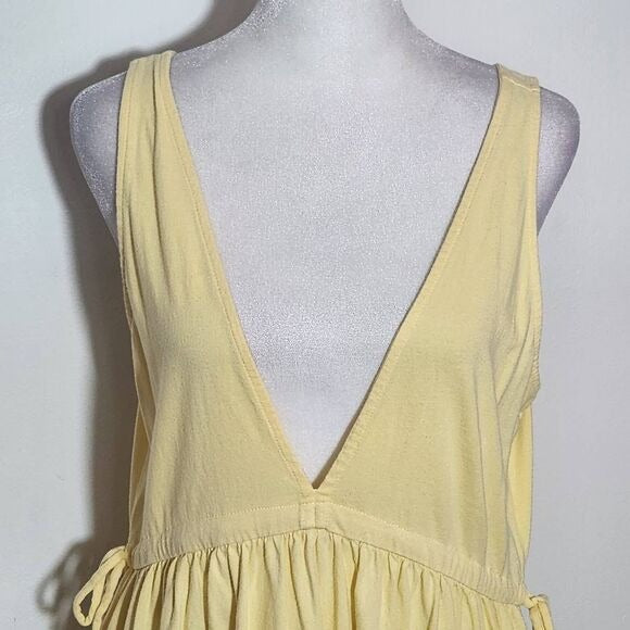 Wild Fable Butter Yellow Sleeveless Mini Dress NWT Size Medium