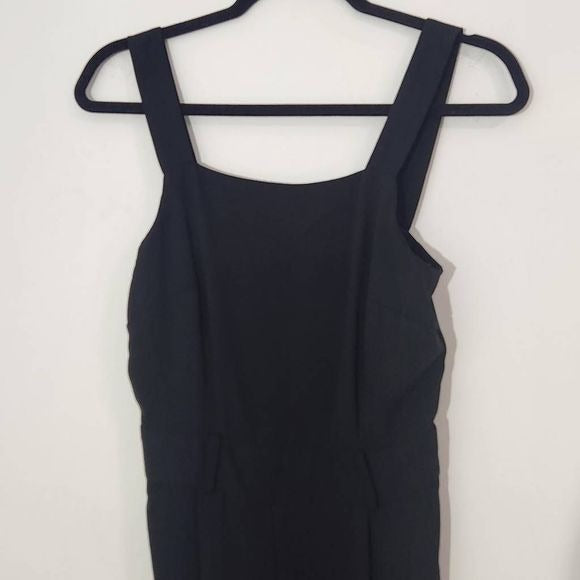 Miss Selfridge Black Sleeveless Jumpsuit Size 4