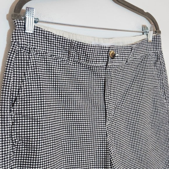 Old Navy Black Gingham Everyday Shorts Size 10