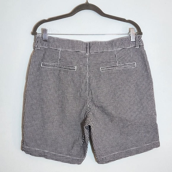 Old Navy Black Gingham Everyday Shorts Size 10