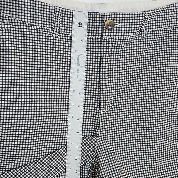 Old Navy Black Gingham Everyday Shorts Size 10