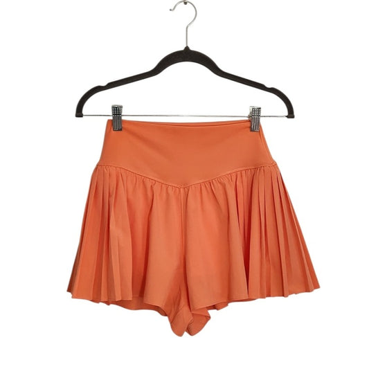 Aerie OFFLINE Real Me Coral Pleated Flowy Shorts Size Medium NWT