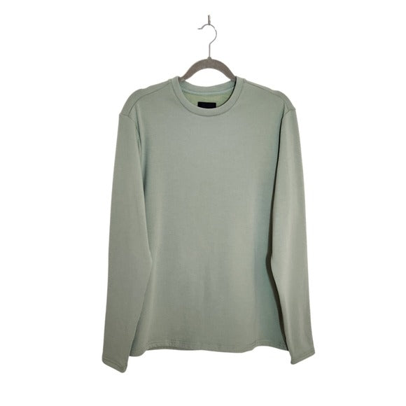 01.Algo Mens Light Green Sweatshirt Size Medium NWT