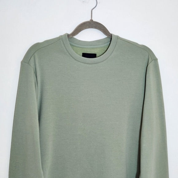 01.Algo Mens Light Green Sweatshirt Size Medium NWT