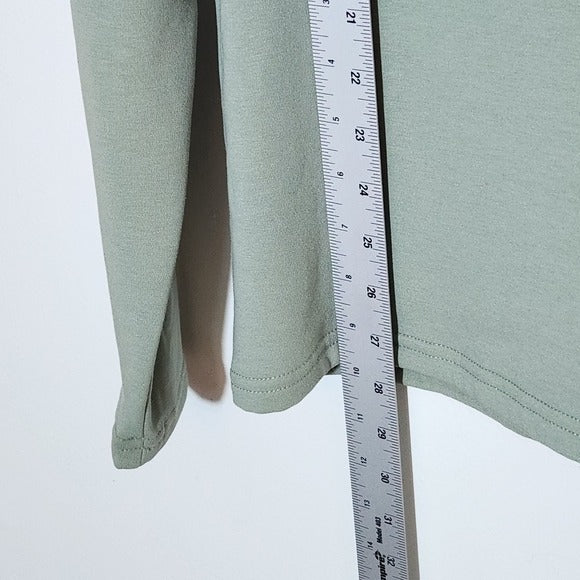 01.Algo Mens Light Green Sweatshirt Size Medium NWT