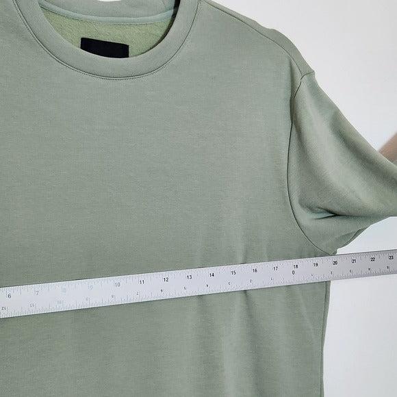 01.Algo Mens Light Green Sweatshirt Size Medium NWT