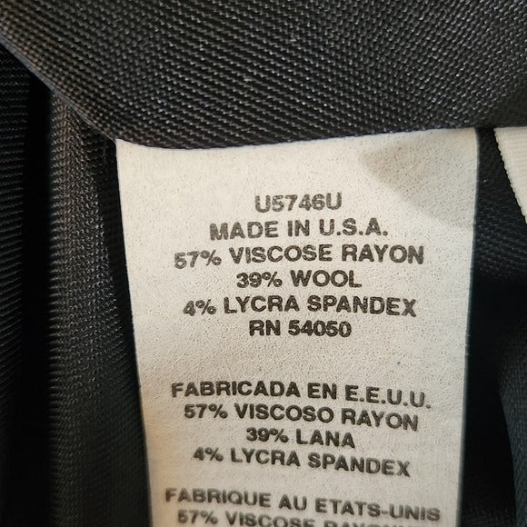 Jones New York Country Women's Black Double-Breasted Blazer Size 10 Black Blazer