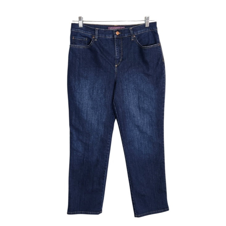 Gloria Vanderbilt Dark Wash Straight Leg Jeans Size 12 Short