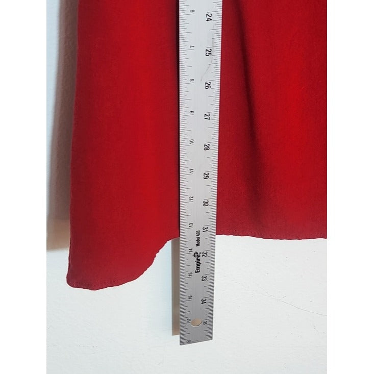 Entro Red Strappy Sleeveless Shift Mini Dress Size Large