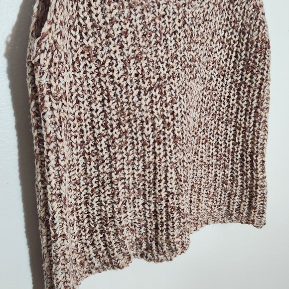 Moon & Madisin Blush And Rose Cropped Sweater Tank Top Size Large