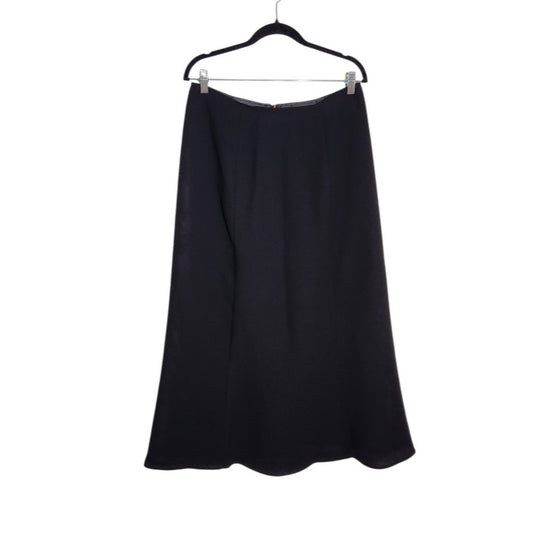 Michele Vintage Black Maxi Skirt Size 12