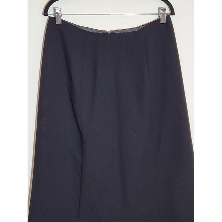 Michele Vintage Black Maxi Skirt Size 12