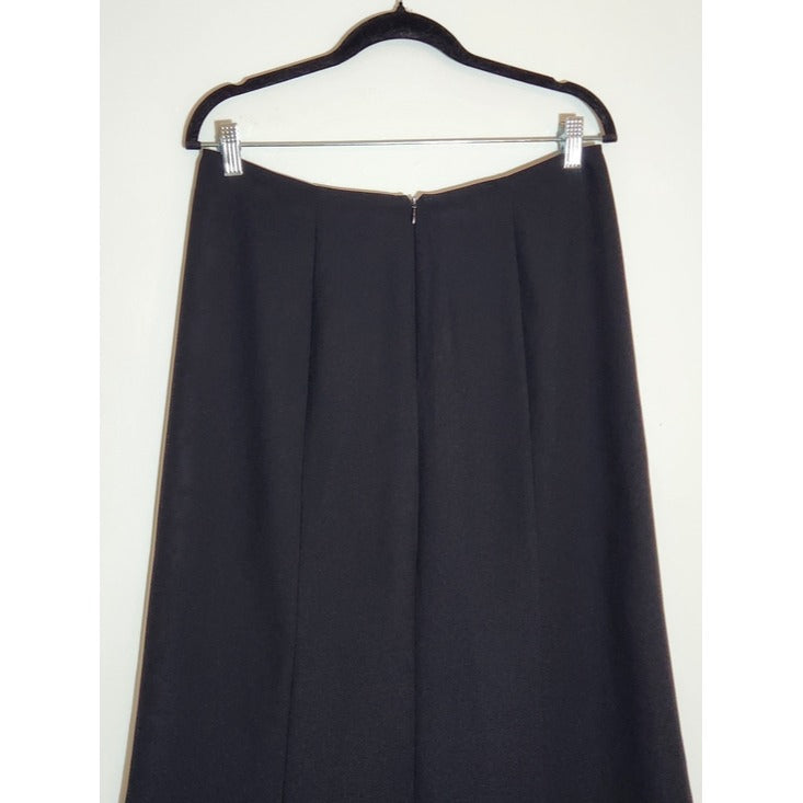 Michele Vintage Black Maxi Skirt Size 12