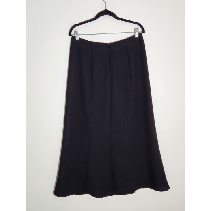 Michele Vintage Black Maxi Skirt Size 12