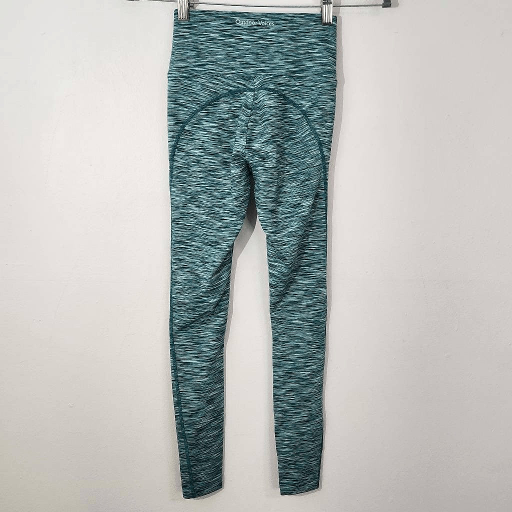 Outdoor Voices Green Leggings NWT Size XXS Green Athletic Leggings