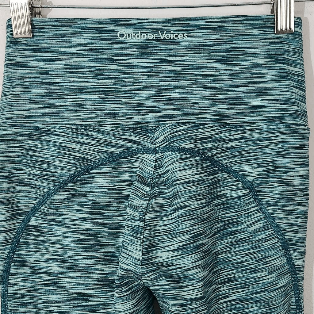 Outdoor Voices Green Leggings NWT Size XXS Green Athletic Leggings