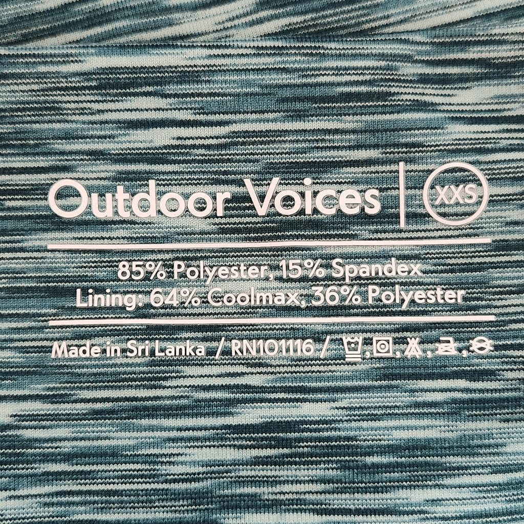 Outdoor Voices Green Leggings NWT Size XXS Green Athletic Leggings