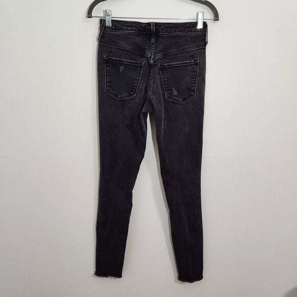 Mossimo Black High-Rise Skinny Jeans Size 2R/26