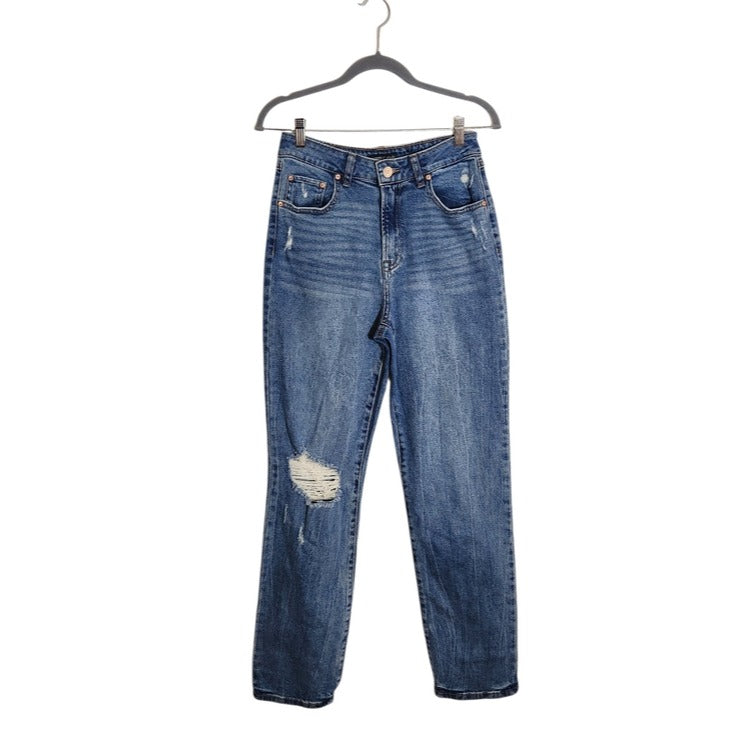 Sincerely Jules Straight Leg Distressed Jeans Size 27