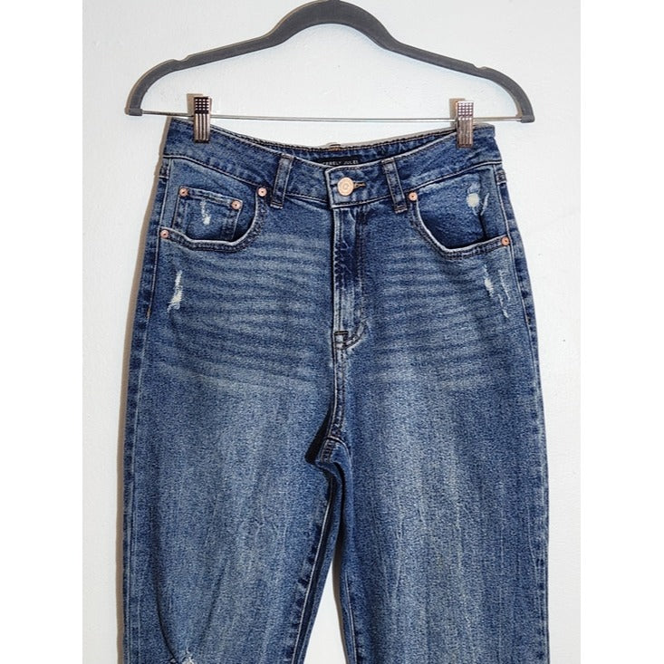 Sincerely Jules Straight Leg Distressed Jeans Size 27