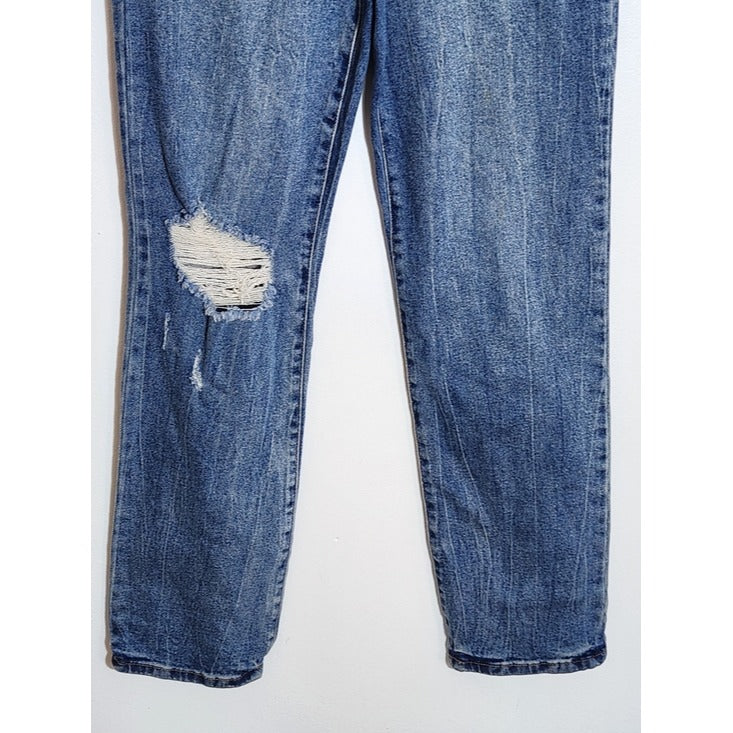 Sincerely Jules Straight Leg Distressed Jeans Size 27