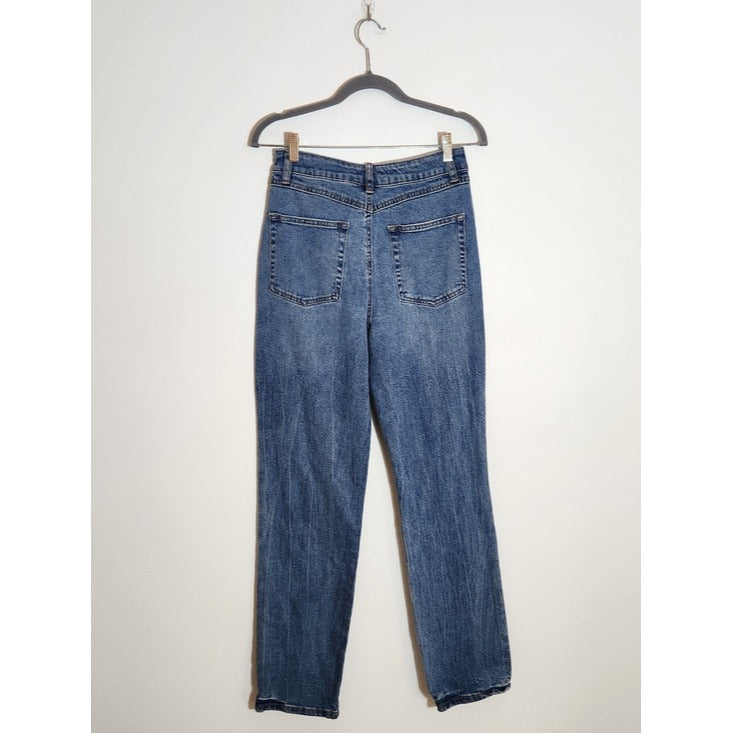 Sincerely Jules Straight Leg Distressed Jeans Size 27