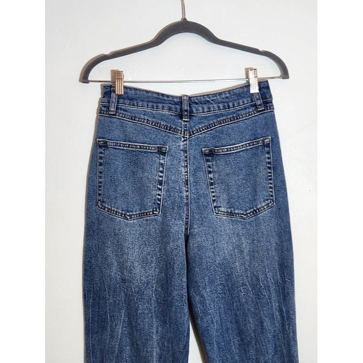 Sincerely Jules Straight Leg Distressed Jeans Size 27