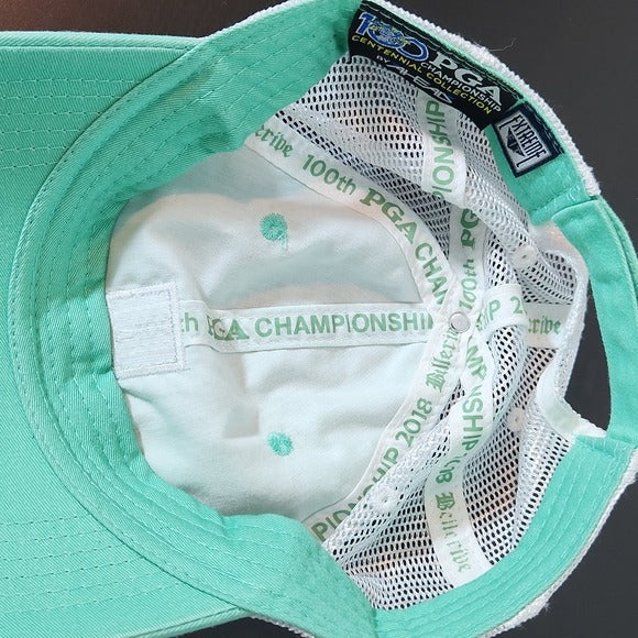 Ahead Mint Green PGA 100th Championship Bellerive Golf Trucker Hat Size One Size
