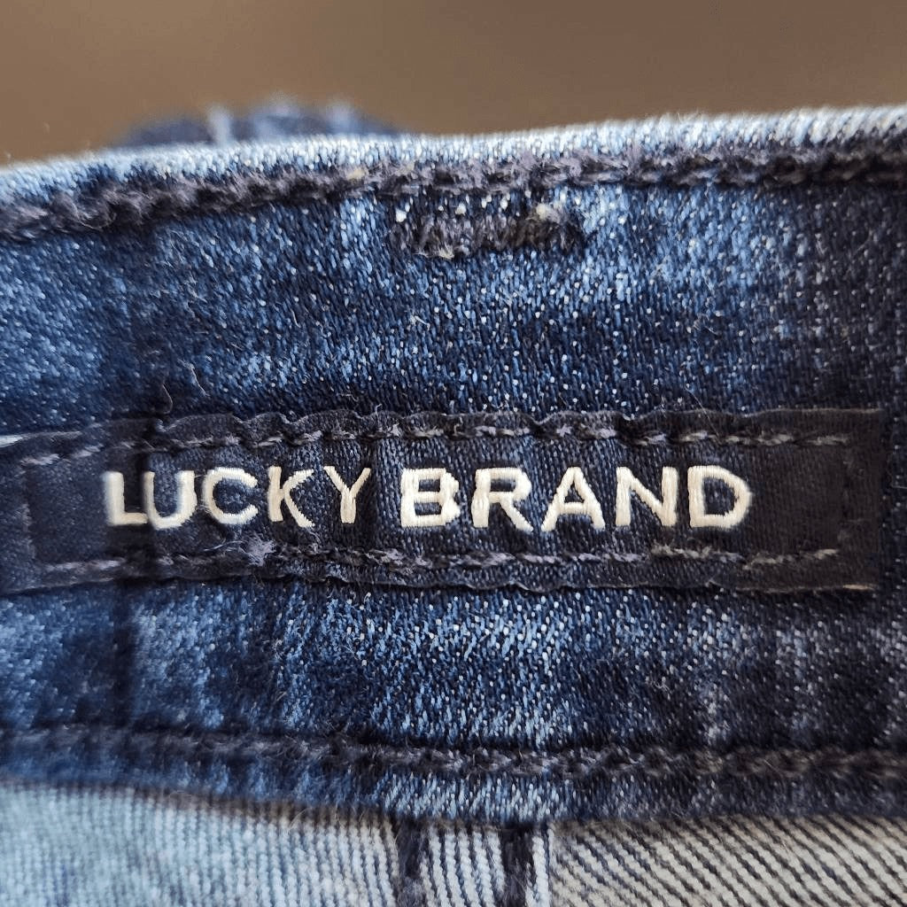 Lucky Brand Skinny Jeans Size 0 Lucky Brand Bridgette Jeans with Silver Detail