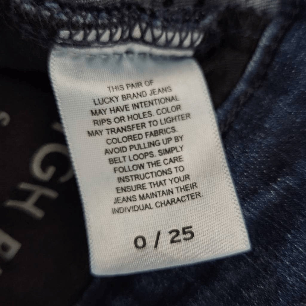 Lucky Brand Skinny Jeans Size 0 Lucky Brand Bridgette Jeans with Silver Detail