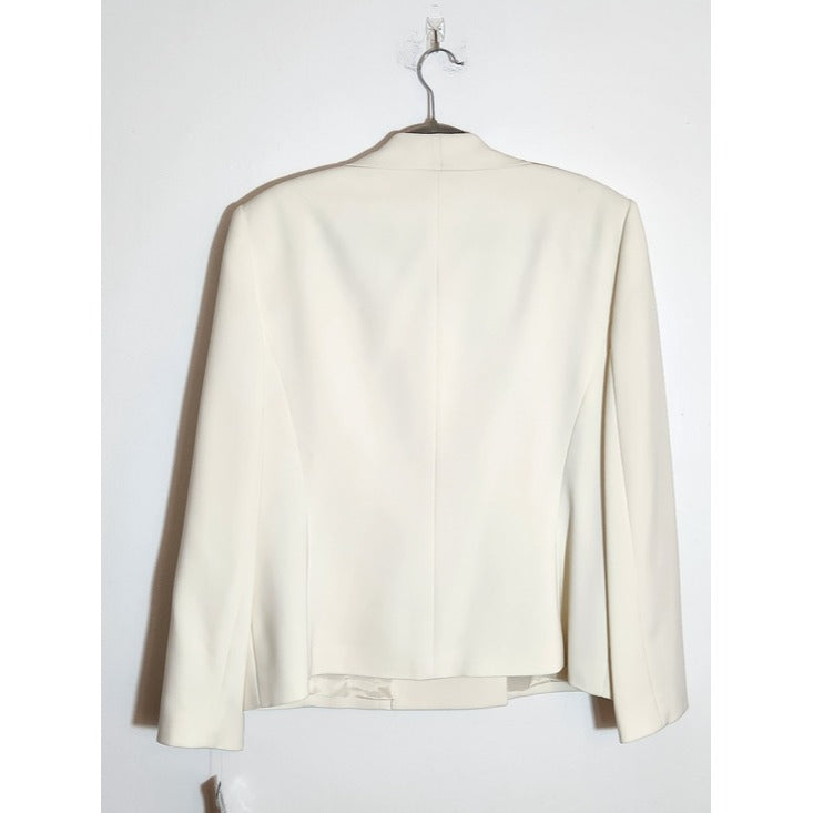 Le Suit Cream Dressy Blazer Size 16 NWT