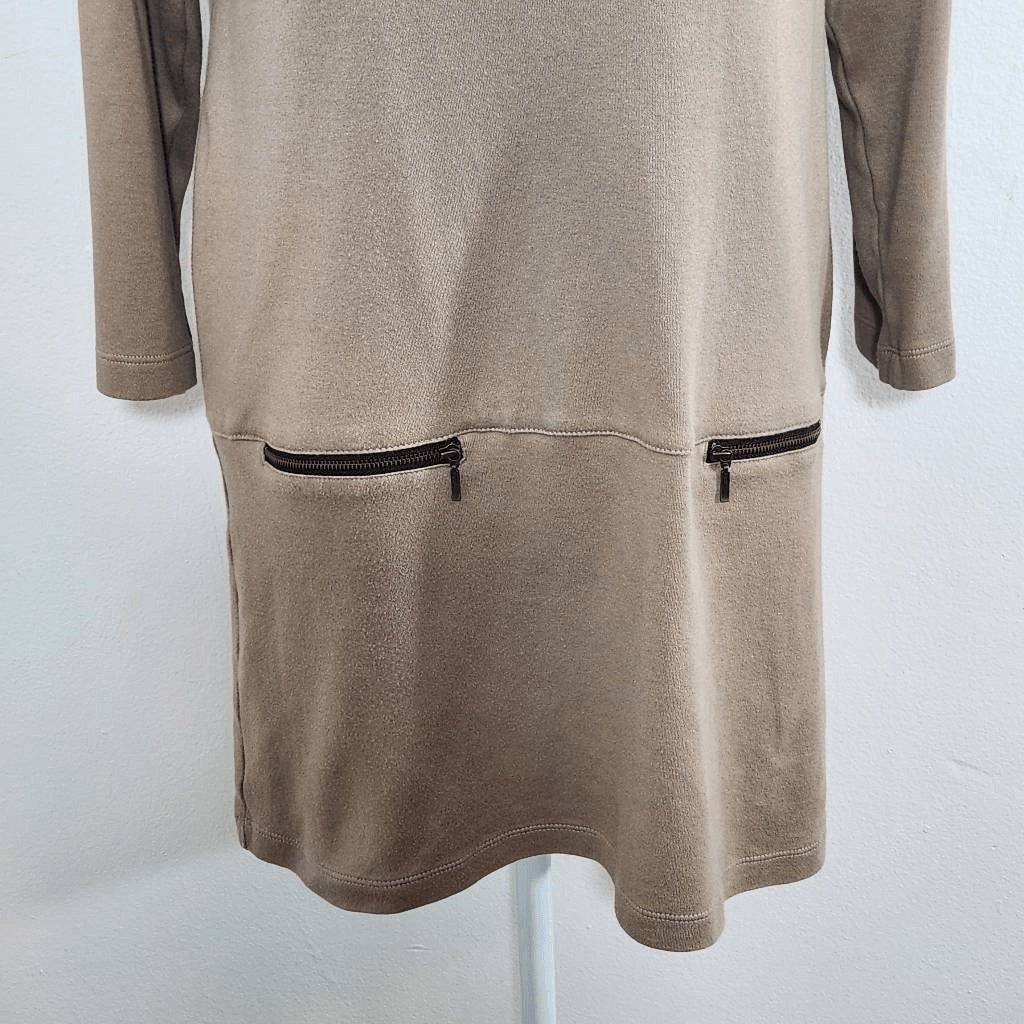 Soft Surroundings Light Brown Knit Tunic Size XS Light Brown Tunic