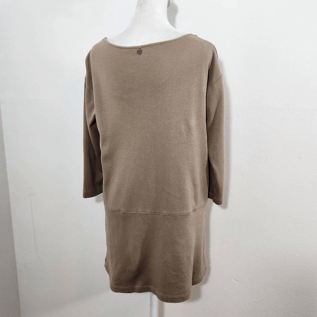 Soft Surroundings Light Brown Knit Tunic Size XS Light Brown Tunic