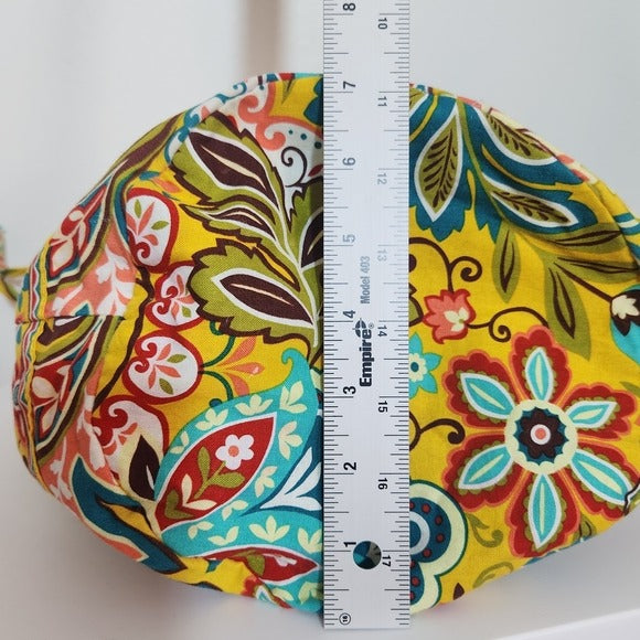 Vera Bradley Yellow Provencal Floral Drawstring Ditty Bag