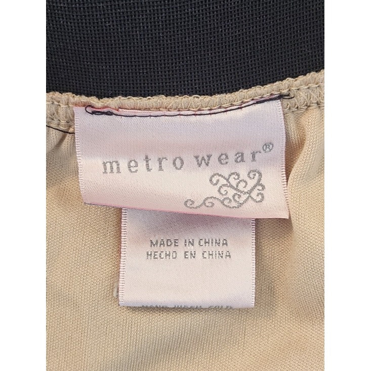 Metro Wear Black Lace Pull-On Skirt Size 1X