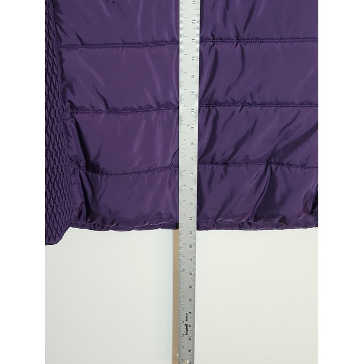 Liz Claiborne Purple Quilted Vest Size XL
