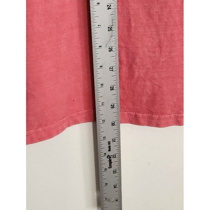 Trading Co. Beach Outfitters Pink Orange Beach Tank Top Size Medium