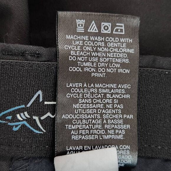 Greg Norman Black Golf Pants Size 34 X 34 Straight Leg Golf Pants