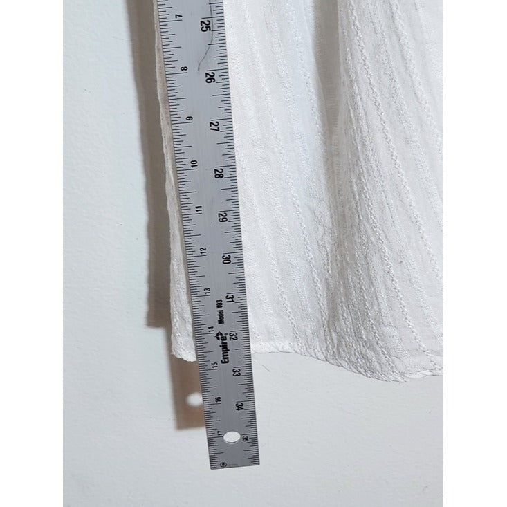 Lulus White Wrap Look Long Sleeve Mini Dress Size Medium