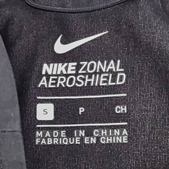 Nike Women Black Windbreaker Pullover Sz Small Nike Zonal AeroShield Jacket New