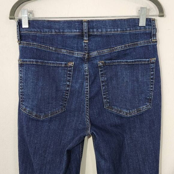 Free People High-Rise Distressed Skinny Jeans Size 29