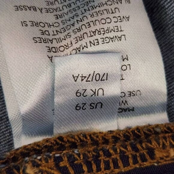 Free People High-Rise Distressed Skinny Jeans Size 29