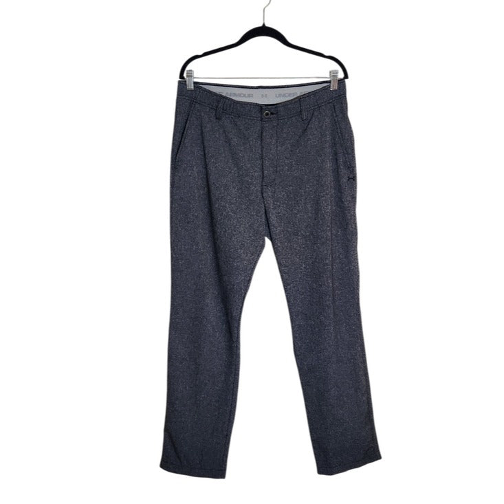 Under Armour Heather Charcoal Gray Performance Pants Size 36 x 32