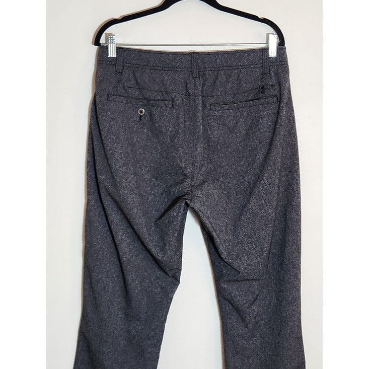 Under Armour Heather Charcoal Gray Performance Pants Size 36 x 32