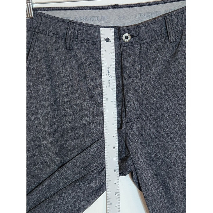 Under Armour Heather Charcoal Gray Performance Pants Size 36 x 32