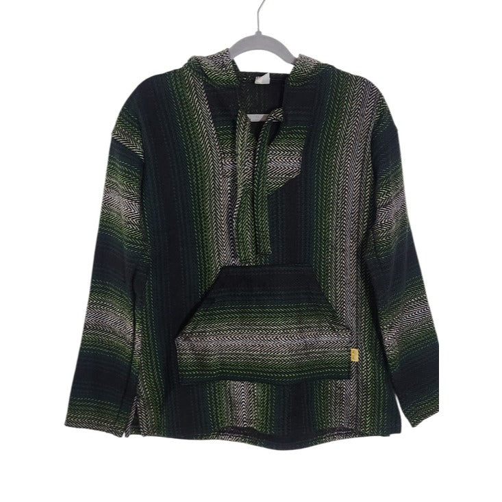 Molina Green Baja Pullover Hoodie Kangaroo Pocket Size Small