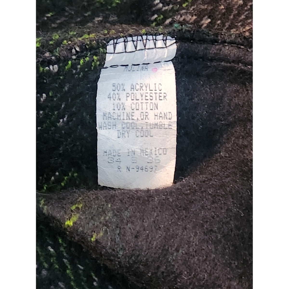Molina Green Baja Pullover Hoodie Kangaroo Pocket Size Small